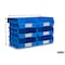 Triton Products Polypropylene Polypropylene Bin Kit, 5 in. H x 11 in. W, Blue 3-235BWS - alternate 2